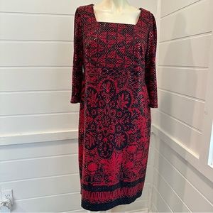 Rabbit Rabbit Rabbit Designs Red and Black pattern sequin